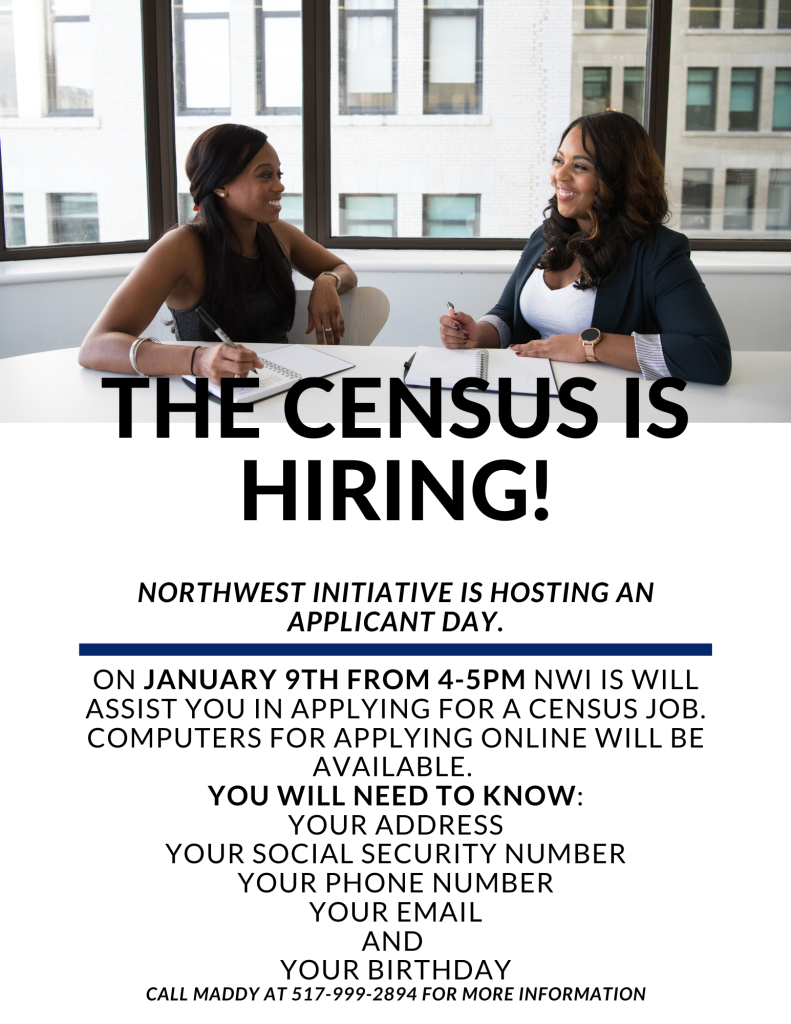 THE CENSUS IS HIRING!